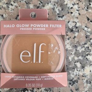 ELF Halo Glow Powder Filter, Medium Neutral Pressed Powder